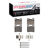 1600-0495-03 5000 Euro Ceramic Brake Pads & Hardware Kit, 1992-1995 Mercedes-Benz, Position: Rear - image 1