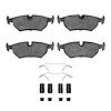 1600-0517-01 5000 Euro Ceramic Brake Pads & Hardware Kit, 1990-1995 Jaguar, Position: Rear - image 1