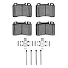 1600-0561-01 5000 Euro Ceramic Brake Pads & Hardware Kit, 1990-2002 Mercedes-Benz, Position: Front - image 1