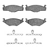 1600-0569-01 5000 Euro Ceramic Brake Pads & Hardware Kit, 1984-1993 Audi/Volkswagen, Position: Front - image 1