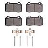 1600-0592-12 5000 Euro Ceramic Brake Pads & Hardware Kit, 2004-2007 Volvo, Position: Rear - image 1