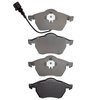 1600-0687-10 5000 Euro Ceramic Brake Pads, 1999-2010 Audi/Volkswagen, Position: Front - image 2