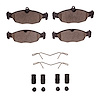 1600-0688-11 5000 Euro Ceramic Brake Pads & Hardware Kit, 1997-2006 Jaguar, Position: Rear - image 1