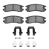 1600-0698-01 5000 Euro Ceramic Brake Pads & Hardware Kit, 1997-2010 GM, Position: Rear - image 1