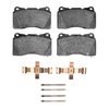 1600-1001-03 5000 Euro Ceramic Brake Pads & Hardware Kit, 2013-2020 GM, Position: Front - image 2