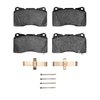 1600-1001-05 5000 Euro Ceramic Brake Pads & Hardware Kit, 2004-2008 Acura/Honda, Position: Front - image 2