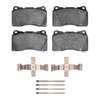 1600-1001-06 5000 Euro Ceramic Brake Pads & Hardware Kit, 2017-2021 Acura/Honda, Position: Front - image 2