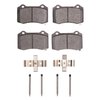 1600-1053-01 5000 Euro Ceramic Brake Pads & Hardware Kit, Fits Select Multiple Makes/Models, Position: Rear - image 2