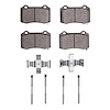 1600-1053-03 5000 Euro Ceramic Brake Pads & Hardware Kit, 2018-2021 Mopar, Position: Rear - image 1