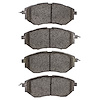 1600-1078-00 5000 Euro Ceramic Brake Pads, 2005-2021 Subaru, Position: Front - image 1