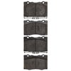 1600-1091-00 5000 Euro Ceramic Brake Pads, 2005-2012 Acura/Honda, Position: Front - image 2