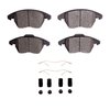 1600-1107-01 5000 Euro Ceramic Brake Pads & Hardware Kit, 2005-2018 Audi/Volkswagen, Position: Front - image 2