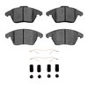 1600-1107-21 5000 Euro Ceramic Brake Pads & Hardware Kit, 2005-2019 Audi/Volkswagen, Position: Front - image 2