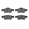 1600-1122-00 5000 Euro Ceramic Brake Pads, 2005-2018 Mercedes-Benz, Position: Rear
