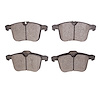 1600-1257-00 5000 Euro Ceramic Brake Pads, 2003-2011 GM, Position: Front