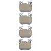 1600-1372-00 5000 Euro Ceramic Brake Pads, 2006-2013 BMW, Position: Rear - image 2