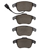 1600-1375-00 5000 Euro Ceramic Brake Pads, 2009-2020 Audi/Volkswagen, Position: Front - image 1