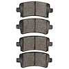 1600-1430-00 5000 Euro Ceramic Brake Pads, 2010-2020 GM, Position: Rear - image 1