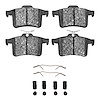 1600-1449-01 5000 Euro Ceramic Brake Pads & Hardware Kit, 2010-2018 Jaguar, Position: Rear - image 1