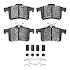 1600-1449-02 5000 Euro Ceramic Brake Pads & Hardware Kit, 2010-2015 Jaguar, Position: Rear - image 1