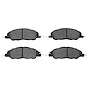 1600-1463-00 5000 Euro Ceramic Brake Pads, 2005-2014 Ford/Lincoln/Mercury/Mazda, Position: Front - image 1
