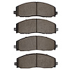 1600-1589-00 5000 Euro Ceramic Brake Pads, Fits Select Multiple Makes/Models, Position: Front - image 1