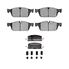 1600-1636-11 5000 Euro Ceramic Brake Pads & Hardware Kit, 2013-2019 Mercedes-Benz, Position: Front - image 1