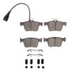 1600-1761-02 5000 Euro Ceramic Brake Pads & Hardware Kit, Fits Select Audi/Volkswagen, Position: Rear - image 2