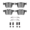 1600-1821-01 5000 Euro Ceramic Brake Pads & Hardware Kit, Fits Select Multiple Makes/Models, Position: Rear