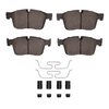 1600-1861-01 5000 Euro Ceramic Brake Pads & Hardware Kit, Fits Select Multiple Makes/Models, Position: Front - image 2