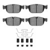 1600-1865-01 5000 Euro Ceramic Brake Pads & Hardware Kit, Fits Select Multiple Makes/Models, Position: Front - image 2