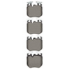 1600-1868-00 5000 Euro Ceramic Brake Pads, Fits Select Multiple Makes/Models, Position: Front