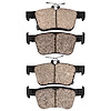 1600-1878-00 5000 Euro Ceramic Brake Pads, Fits Select Acura/Honda, Position: Rear - image 1