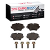 1600-1892-01 5000 Euro Ceramic Brake Pads & Hardware Kit, Fits Select Multiple Makes/Models, Position: Front