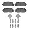 1600-1894-01 5000 Euro Ceramic Brake Pads & Hardware Kit, Fits Select Audi/Volkswagen, Position: Front - image 2