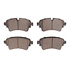 1600-1898-01 5000 Euro Ceramic Brake Pads & Hardware Kit, 2016-2021 Audi/Volkswagen, Position: Rear - image 1