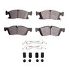 1600-1904-11 5000 Euro Ceramic Brake Pads & Hardware Kit, Fits Select Multiple Makes/Models, Position: Front - image 2