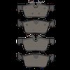 1600-1938-00 5000 Euro Ceramic Brake Pads, 2018-2020 Volvo, Position: Rear - image 2