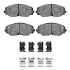 1600-2074-01 5000 Euro Ceramic Brake Pads & Hardware Kit, Fits Select Audi/Volkswagen, Position: Front