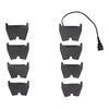 1600-2099-10 5000 Euro Ceramic Brake Pads, 2017-2021 Audi/Volkswagen, Position: Front - image 2
