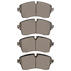 1600-2133-00 5000 Euro Ceramic Brake Pads, Fits Select Multiple Makes/Models, Position: Front - image 1