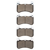 1600-2184-00 5000 Euro Ceramic Brake Pads, Fits Select Land Rover, Position: Front