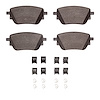 1600-2207-01 5000 Euro Ceramic Brake Pads & Hardware Kit, Fits Select Mercedes-Benz, Position: Rear