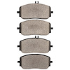 1600-2209-00 5000 Euro Ceramic Brake Pads, Fits Select Mercedes-Benz, Position: Front
