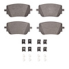 1600-2271-01 5000 Euro Ceramic Brake Pads & Hardware Kit, Fits Select Mercedes-Benz, Position: Rear