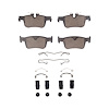 1600-2410-01 5000 Euro Ceramic Brake Pads & Hardware Kit, Fits Select Volvo, Position: Rear - image 1