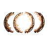 1901-0572-00 Premium Service Brake Shoes, 1985-1989 Infiniti/Nissan, Position: Rear - image 1