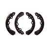 1901-0592-00 Premium Service Brake Shoes, 1987-1989 Ford/Lincoln/Mercury/Mazda, Position: Rear - image 1