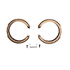 1902-0770-00 Parking Brake Shoes, 1997-2010 GM, Position: Parking - image 1