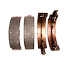 1903-0445-00 Premium Riveted Brake Shoes, 1962-1999 Mopar, Position: Front, Rear - image 1